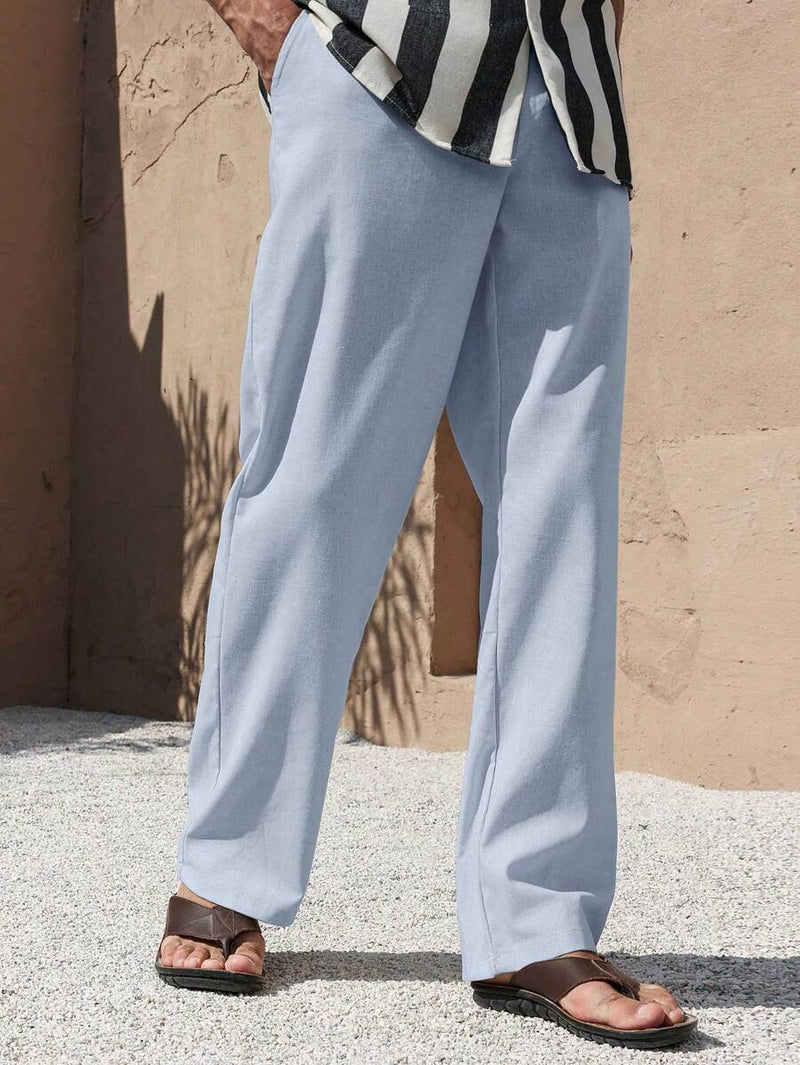 LINEN PANTS WITH POCKETS