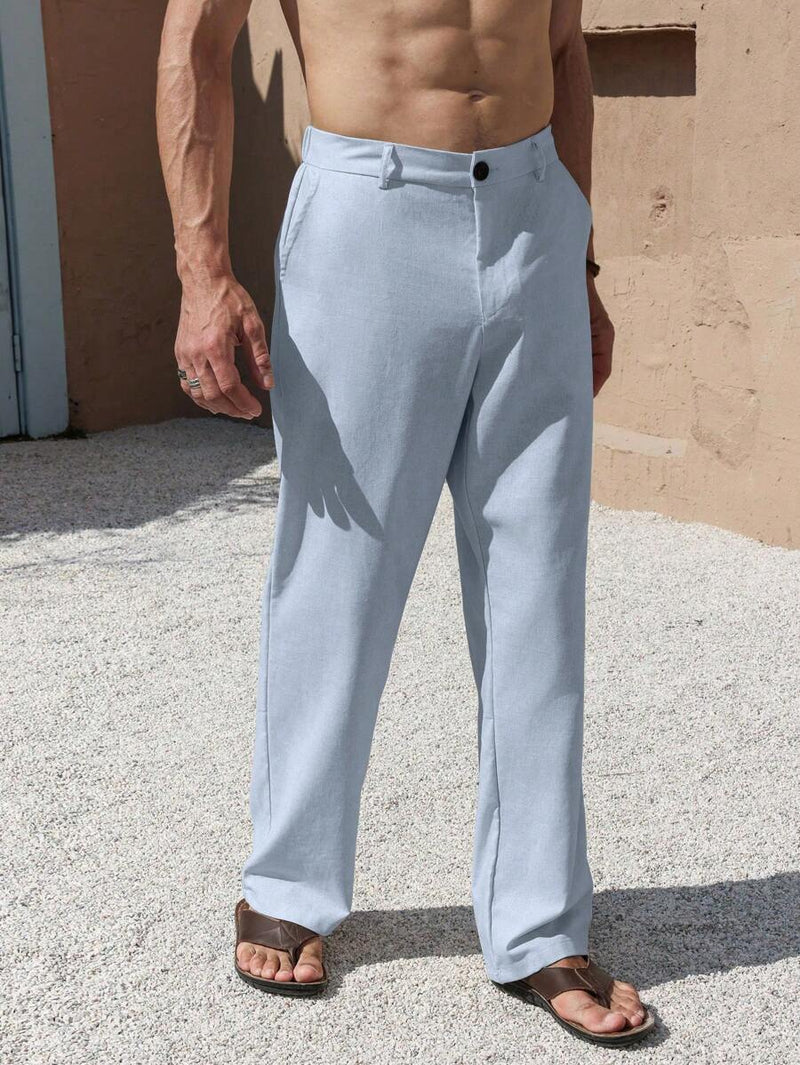 LINEN PANTS WITH POCKETS