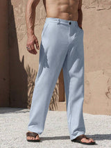 LINEN PANTS WITH POCKETS