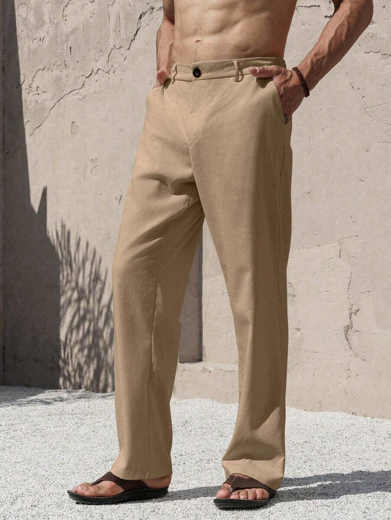 LINEN PANTS WITH POCKETS
