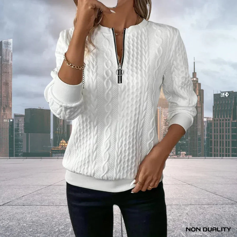 Non-Duality Zip-Up Sweatshirt