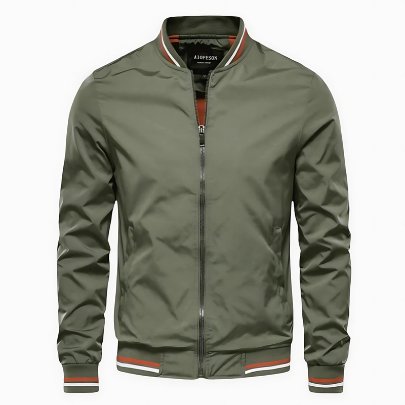 Maverick™ - Stylish Striped Bomber Jacket