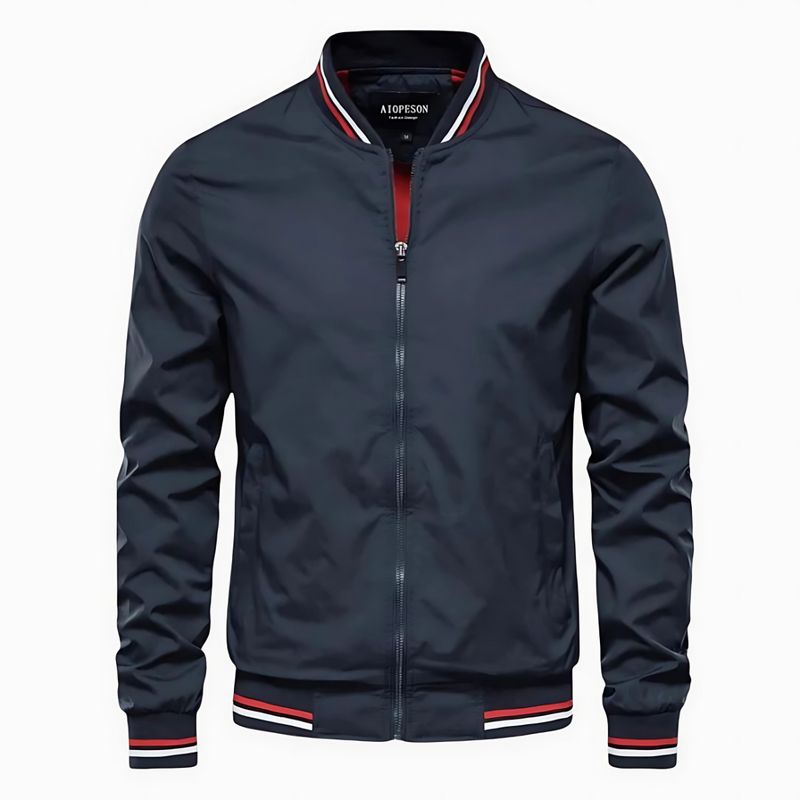 Maverick™ - Stylish Striped Bomber Jacket