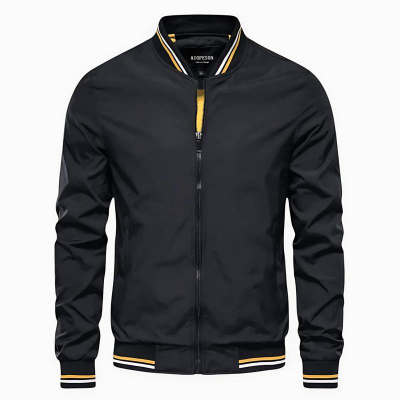 Maverick™ - Stylish Striped Bomber Jacket