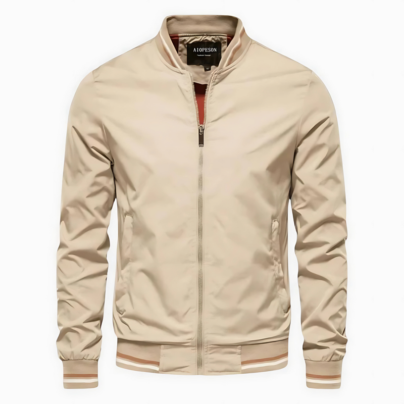 Maverick™ - Stylish Striped Bomber Jacket