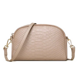 Cora | Beautiful Mini Crossbody Bag in Faux Leather with Crocodile Pattern