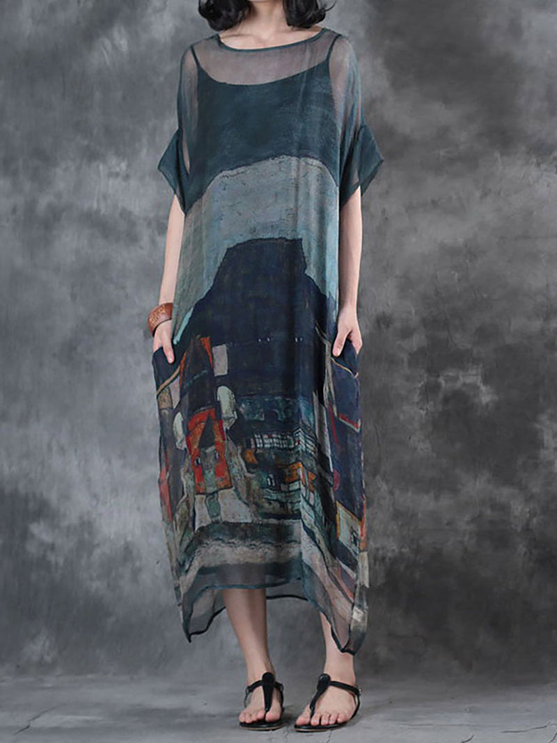 EDELGARD I CLASSIC MIDI DRESS