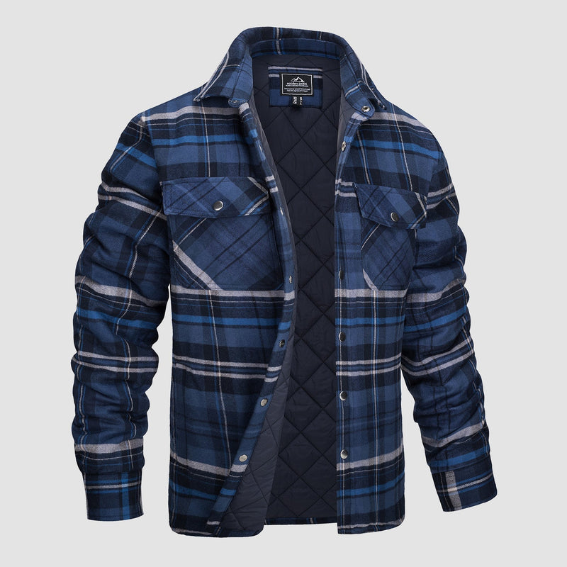 Luke - Checkered Bomber Jacket