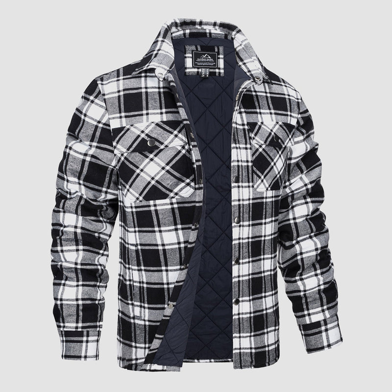 Luke - Checkered Bomber Jacket