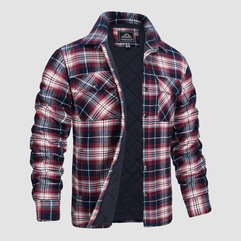 Luke - Checkered Bomber Jacket