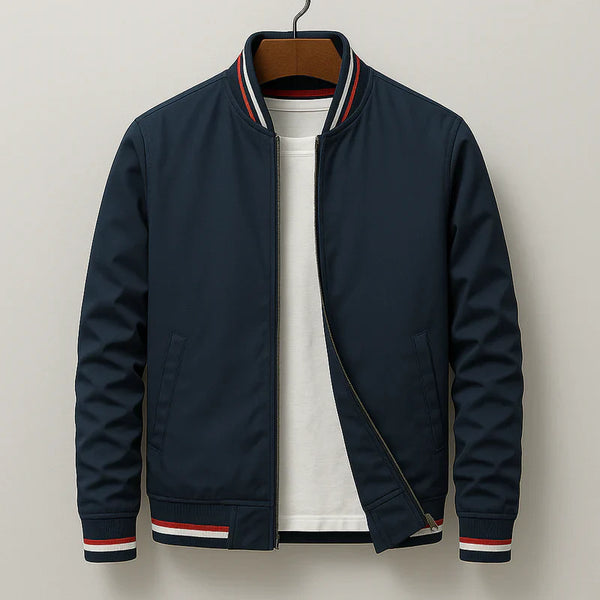 Maverick™ - Stylish Striped Bomber Jacket