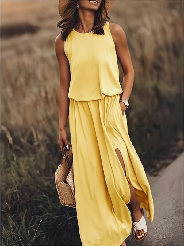 MINERVA SLEEVELESS MAXI DRESS