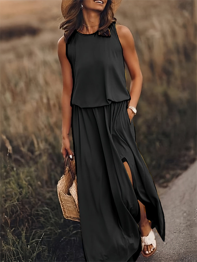 MINERVA SLEEVELESS MAXI DRESS