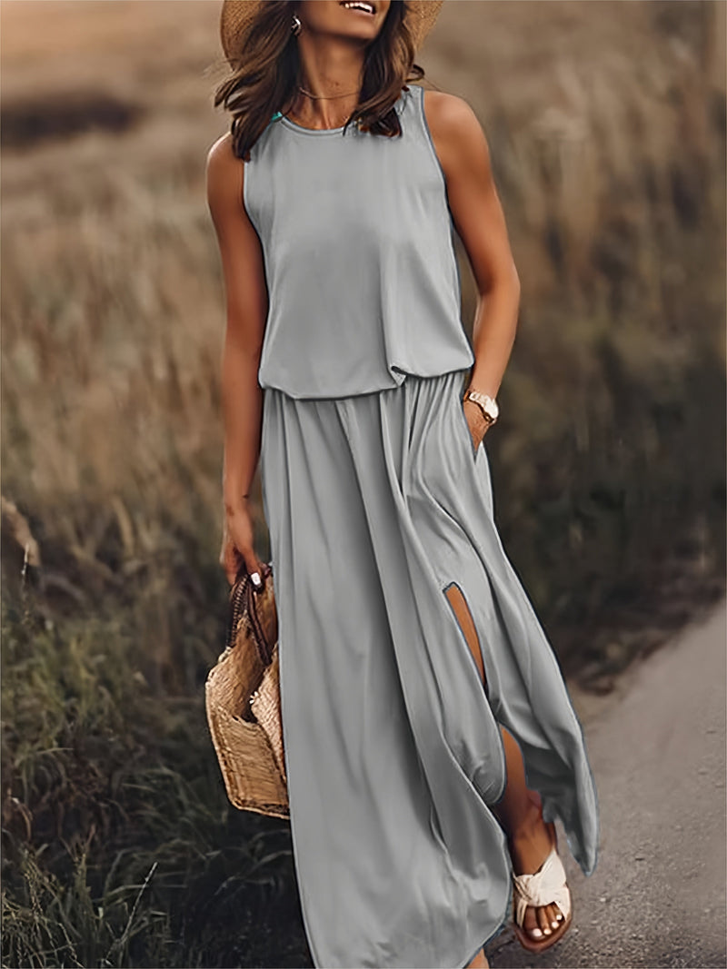 MINERVA SLEEVELESS MAXI DRESS