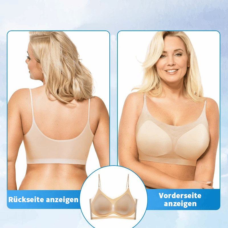 Seamless & Ultra-Thin Summer Comfort Bra made of Ice Silk in Plus Size
