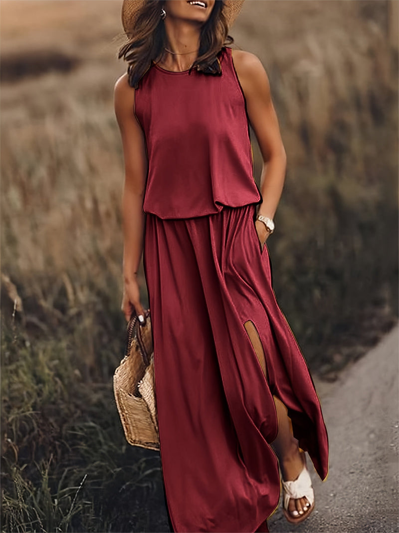 MINERVA SLEEVELESS MAXI DRESS