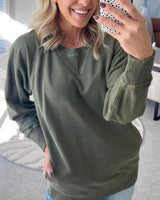 VIOLA - Ribbed Sweater with Pockets