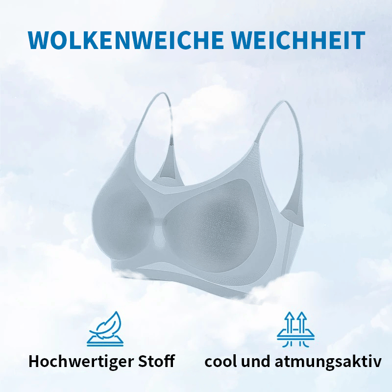 Seamless & Ultra-Thin Summer Comfort Bra made of Ice Silk in Plus Size
