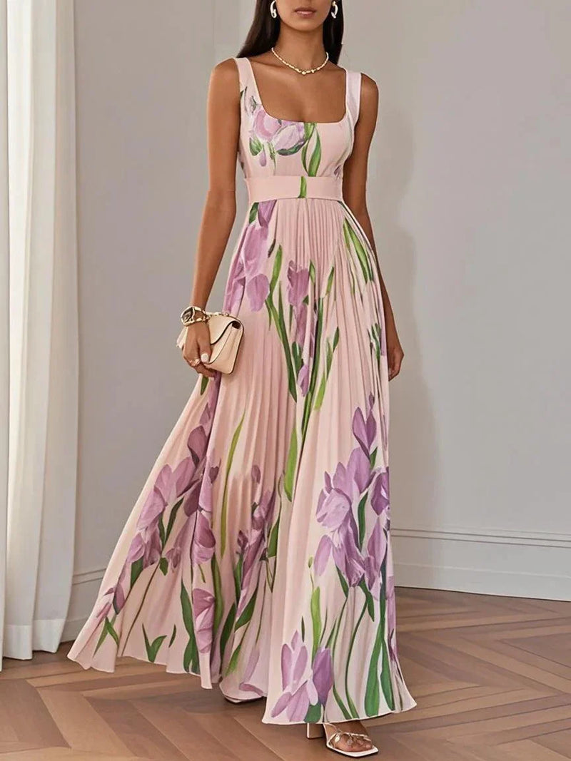 Liviana | Pleated Maxi Dress