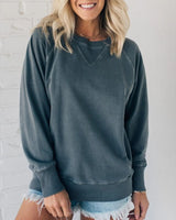 VIOLA - Ribbed Sweater with Pockets