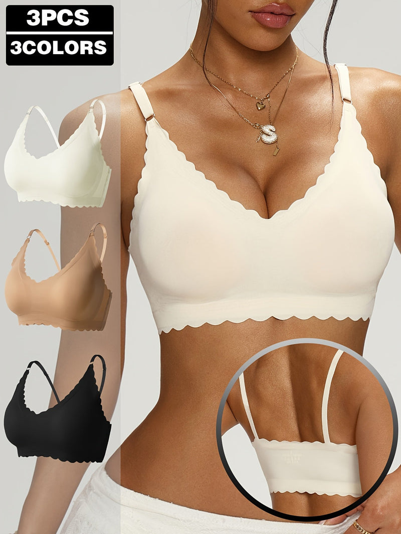 3-Piece High Comfort Bra Set