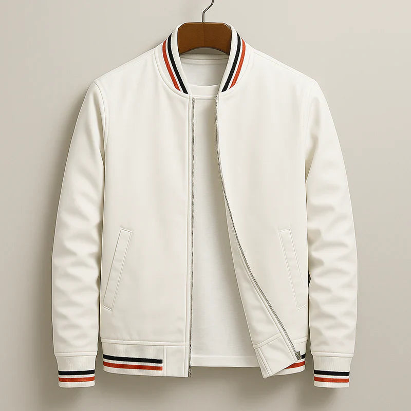 Maverick™ - Stylish Striped Bomber Jacket