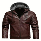 RedLine - Hooded Leather Coat