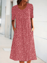 FENRIKE I RETRO-FLOWER DRESS