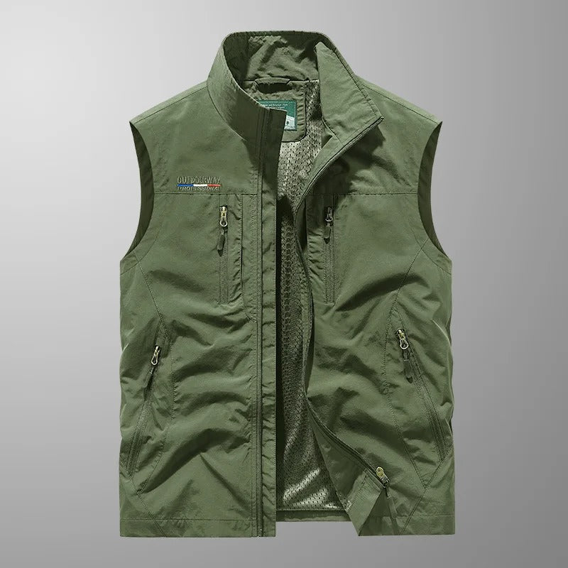 Flynn | Cargo Vest with Multiple Pockets