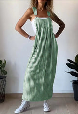 MARIELE I STRIPED MAXI DRESS