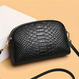 Cora | Beautiful Mini Crossbody Bag in Faux Leather with Crocodile Pattern