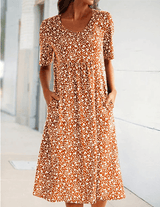 FENRIKE I RETRO-FLOWER DRESS