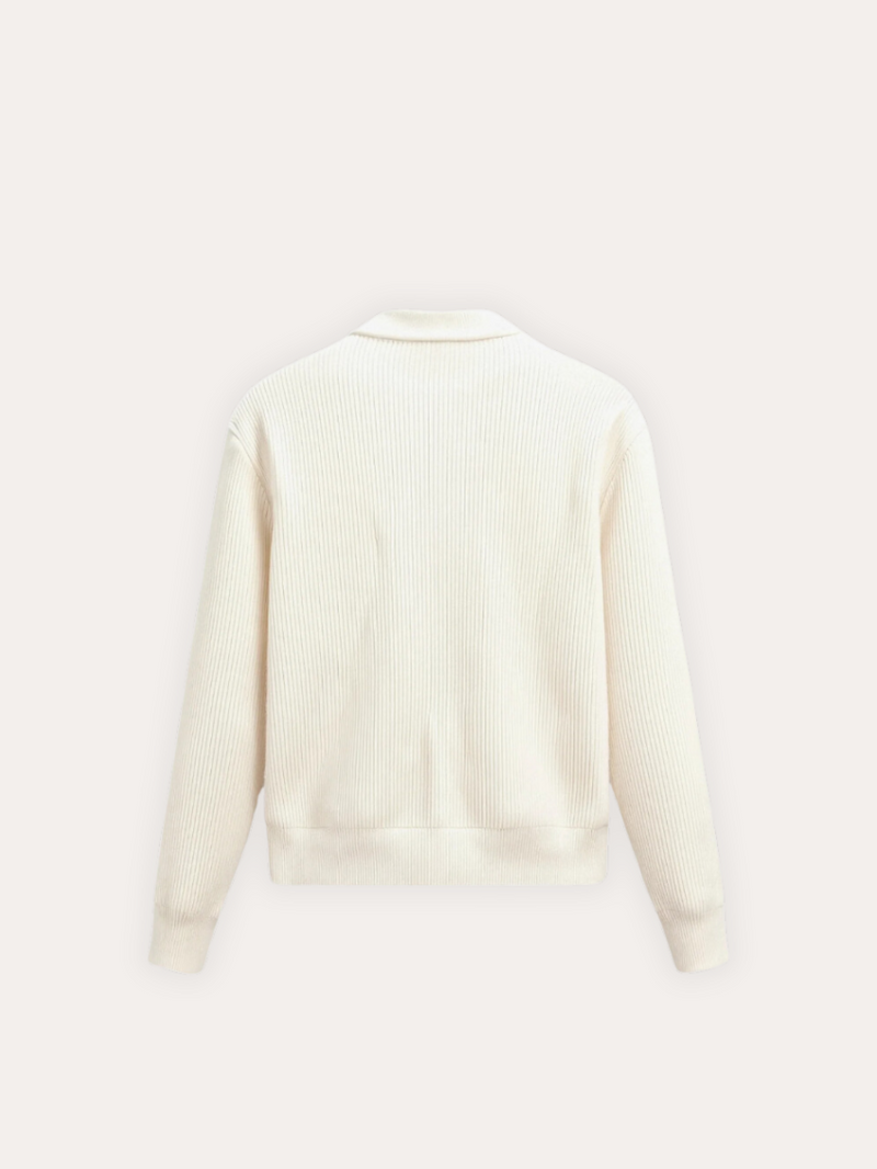 Knitted Vest with Zipper