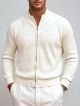 Knitted Vest with Zipper