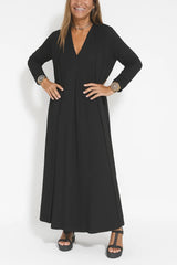 Carmela | Elegant Long Dress with Cardigan