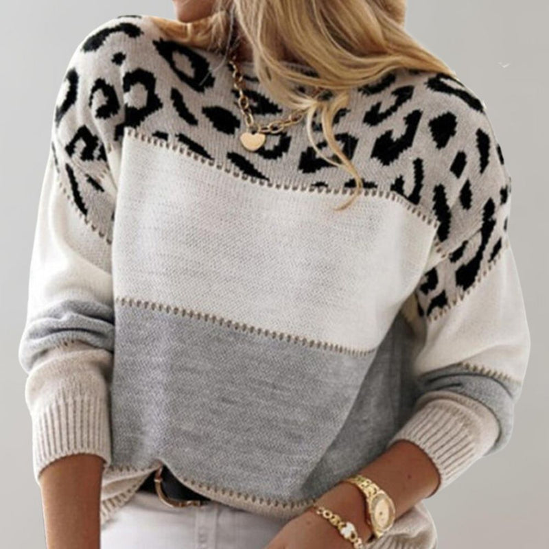 Cheyenne - Leopard-Print Casual Hoodie