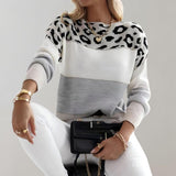 Cheyenne - Leopard-Print Casual Hoodie