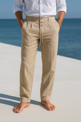 LIGHT SUMMER PANTS MADE OF LINEN