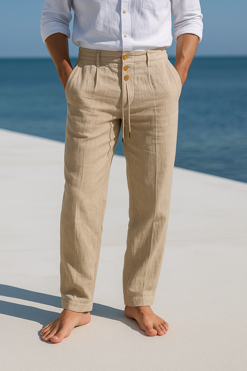 LIGHT SUMMER PANTS MADE OF LINEN