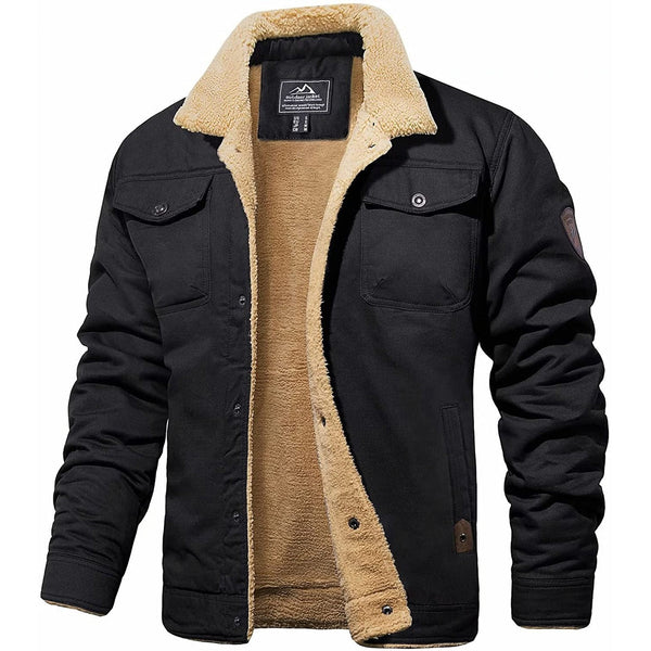 Hudson - Men's Sherpa-Lined Bomber Jacket