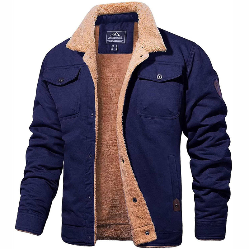 Hudson - Men's Sherpa-Lined Bomber Jacket