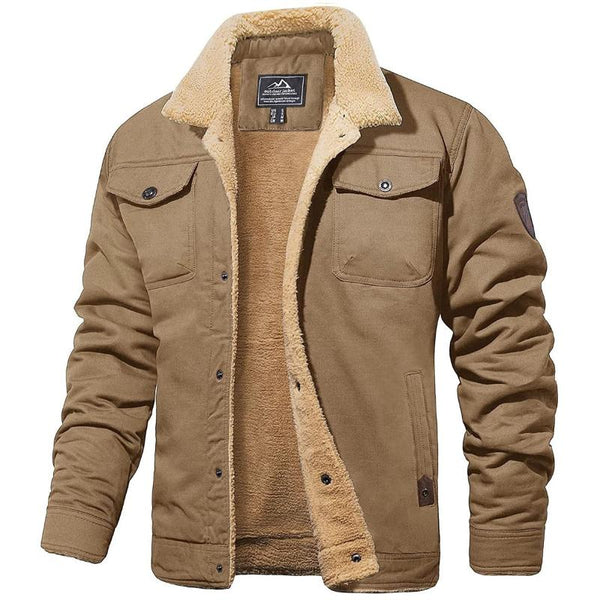 Hudson - Men's Sherpa-Lined Bomber Jacket