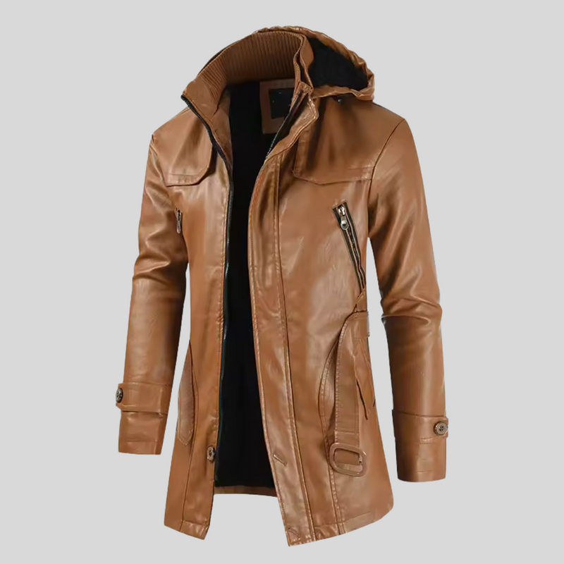 Flint | Refined Leather Jacket