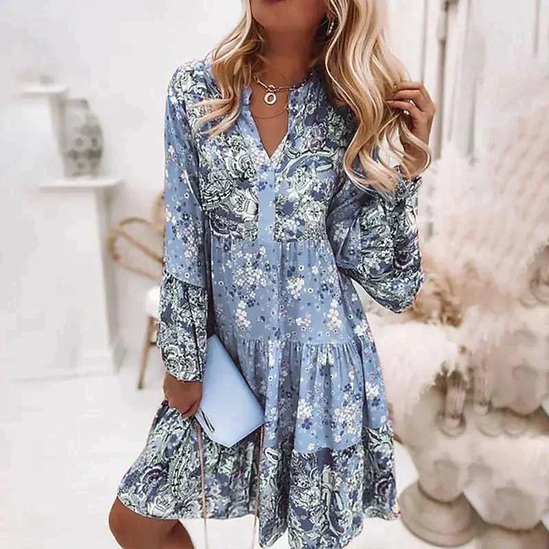 ANTONIA I STYLISH FLOWERED DRESS