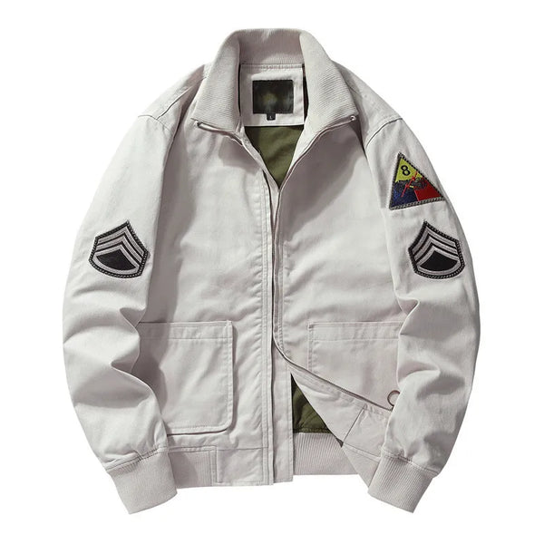 Finn - Stealth Cotton Bomber Jacket