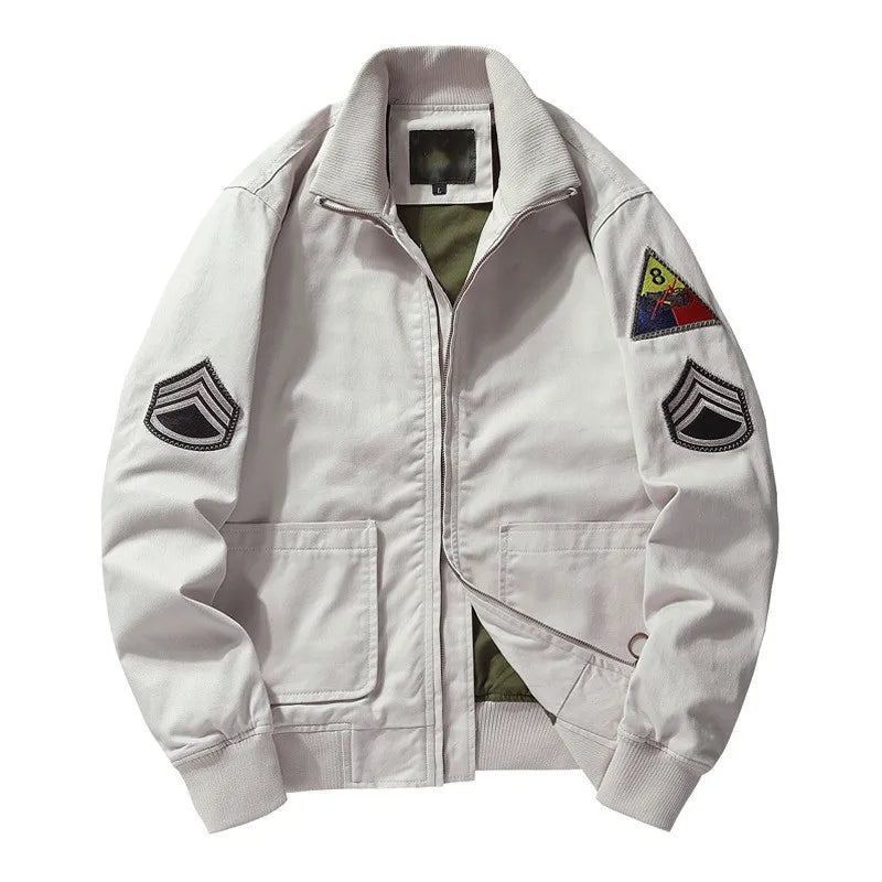 Finn - Stealth Cotton Bomber Jacket