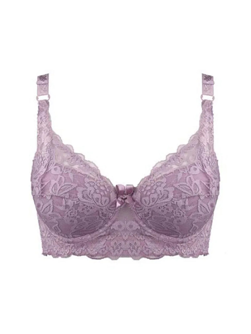 THARAH VIOLETTA – Lace Bralette with Underwire & Embroidery