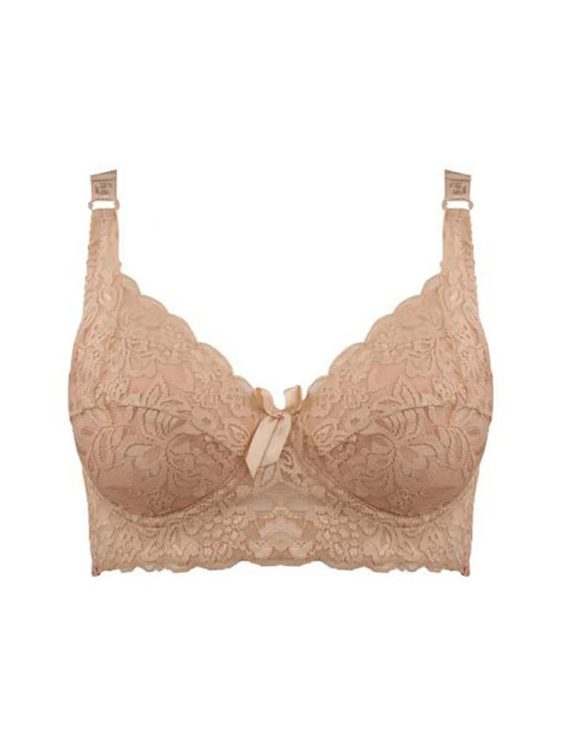 THARAH VIOLETTA – Lace Bralette with Underwire & Embroidery