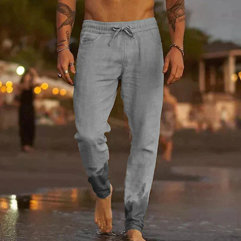 LINEN BEACH PANTS