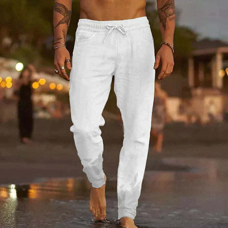 LINEN BEACH PANTS